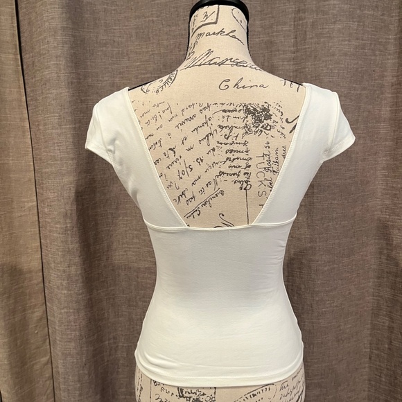 Free People, off white top, size S. - Picture 2 of 4